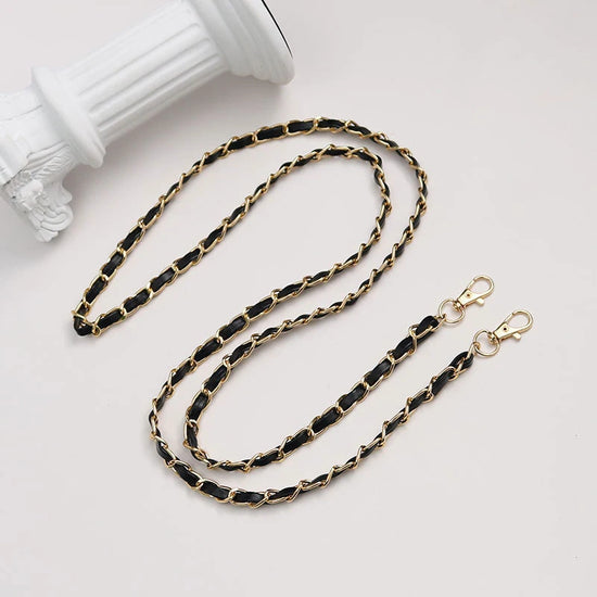 120cm Purse Chain Strap Crossbody Handbag Chains Replacement Leather Shoulder Bag Chain Straps Diy Women Girl Bag Part Accessory - Tasawoq