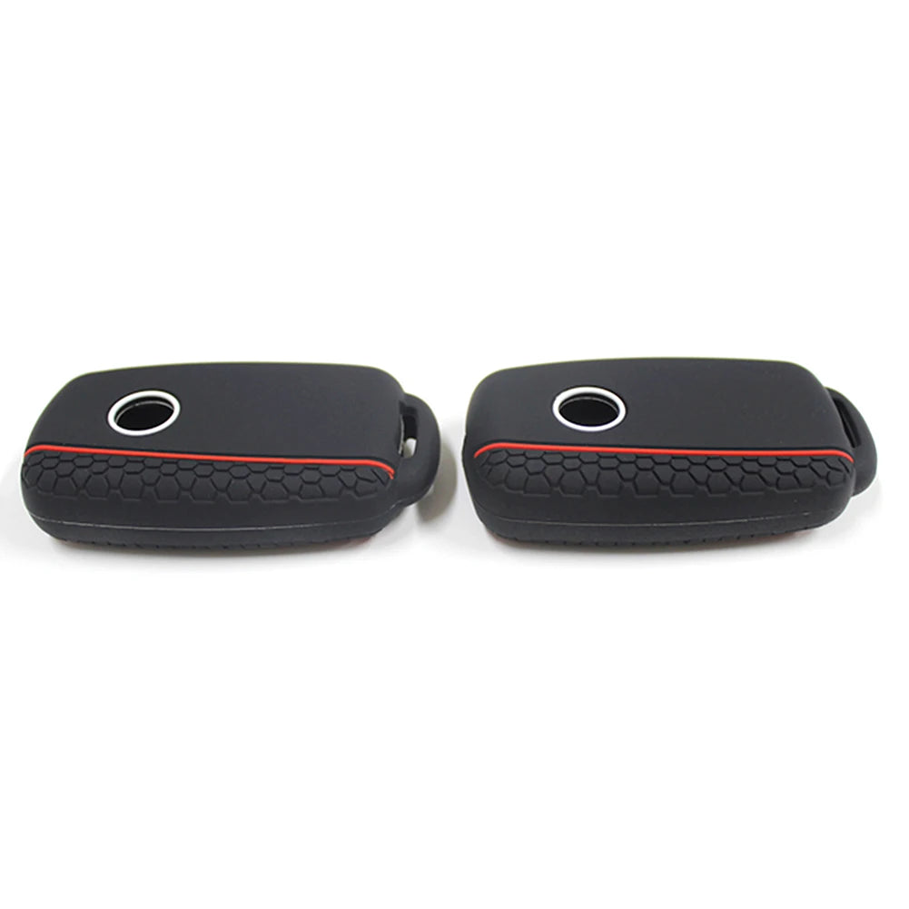 Silicone Car Key Fob Case Cover for Volkswagen Sagitar/Polo/Golf/Bora/Tiguan/TOUAREG/Phaeton/SEAT/Skoda Key Fob Cover