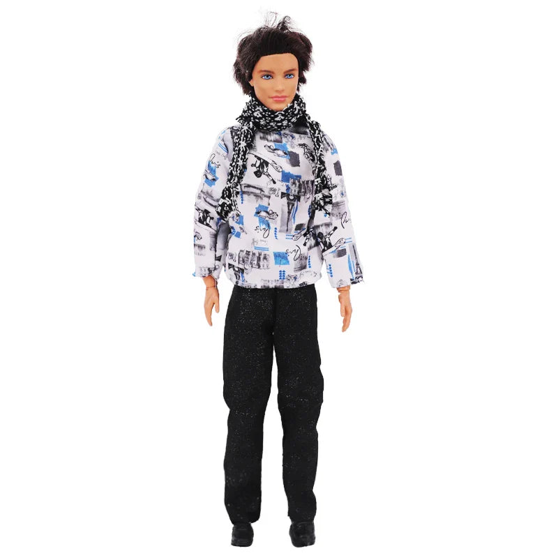 25 Style Ken 11.5inch Doll Clothes Sportswear Prince's Daily Clothing Overcoat for Babi 30 Cm Ken Boy Clothes,Birthday Present - Tasawoq