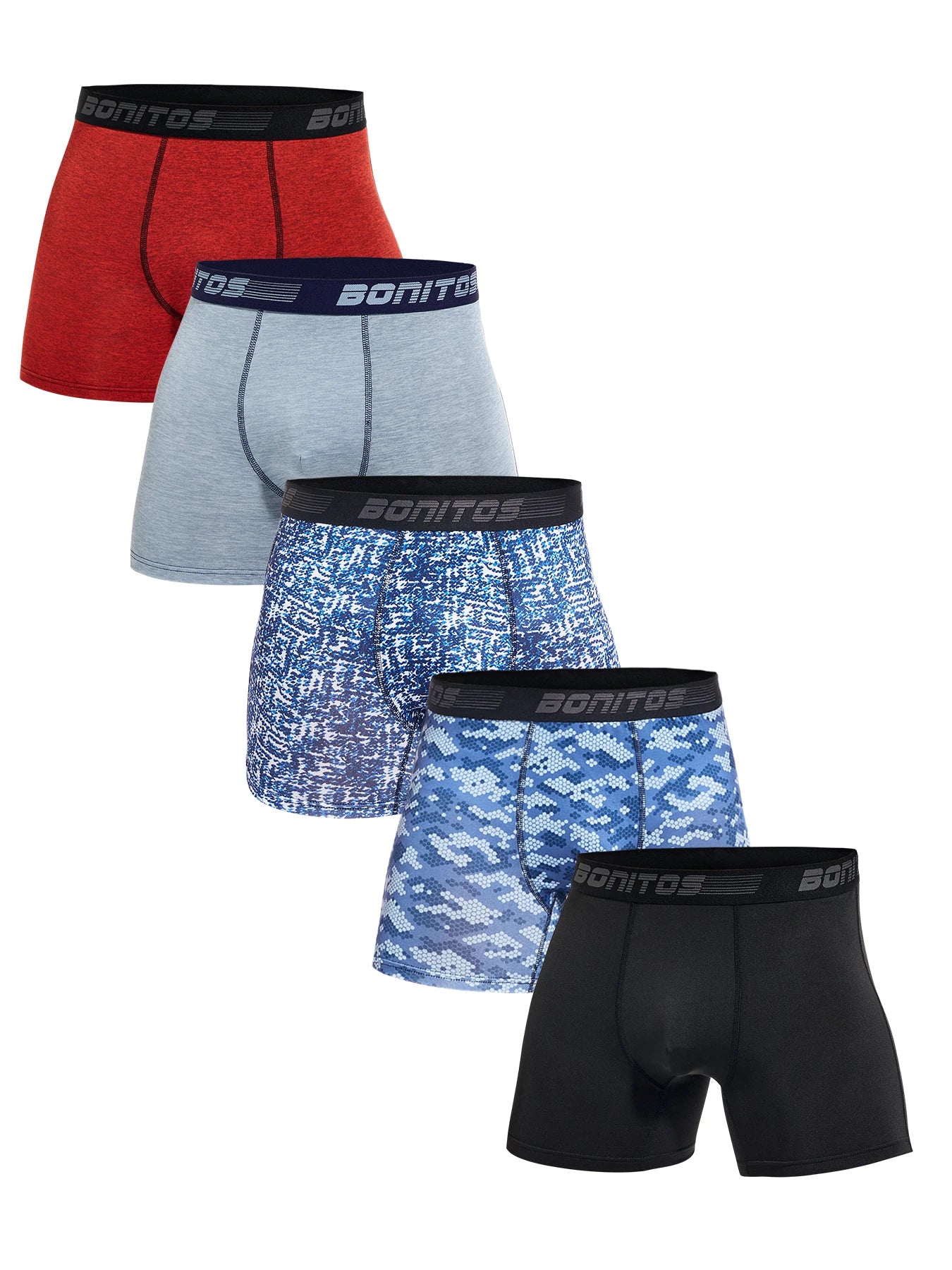 5pcs Pack 2025 Men Panties Polyester Underwear Male Brand Boxer And Underpants For Homme Lot Luxury Set Sexy Shorts Gift Slip - Tasawoq