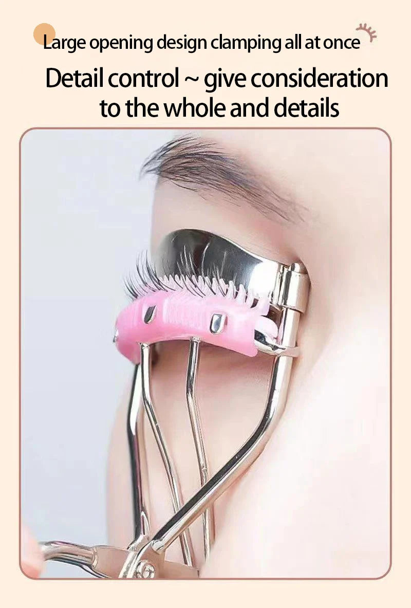 Professional Rose Gold Eyelash Curler Eyelash Cosmetics Makeup Tools Ladies Accessories Quick Styling Compact Portable - Tasawoq