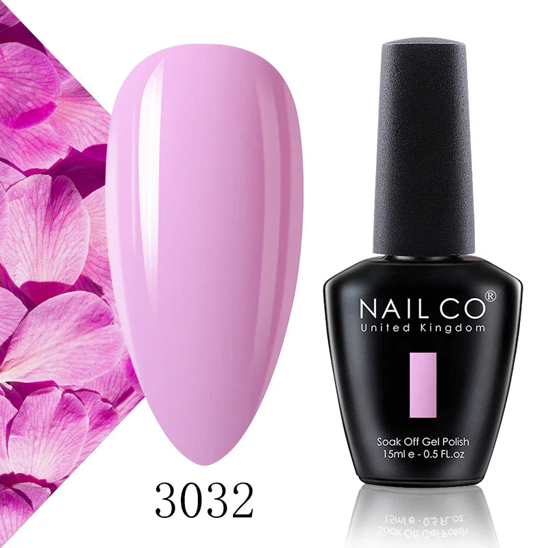NAILCO 15ml Fresh Series Gel Nail Polish Design UV&LED Nail Gel Spring Summer Color Vernis Nail Art Glitter All For Manicure Set - Tasawoq