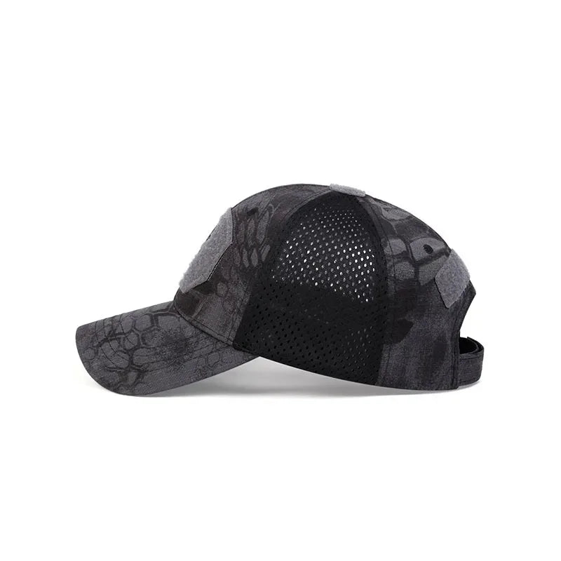 2025 NEW Skull Embroidered Top with Patch Breathable Baseball Caps Spring and Autumn Outdoor Adjustable Casual Hat Sunscreen Hat - Tasawoq