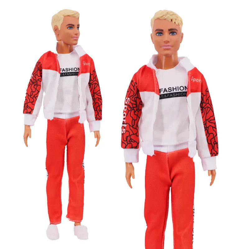 25 Style Ken 11.5inch Doll Clothes Sportswear Prince's Daily Clothing Overcoat for Babi 30 Cm Ken Boy Clothes,Birthday Present - Tasawoq