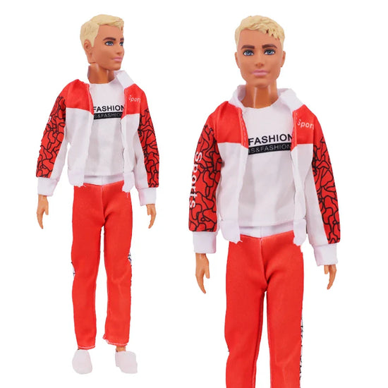 25 Style Ken 11.5inch Doll Clothes Sportswear Prince's Daily Clothing Overcoat for Babi 30 Cm Ken Boy Clothes,Birthday Present - Tasawoq