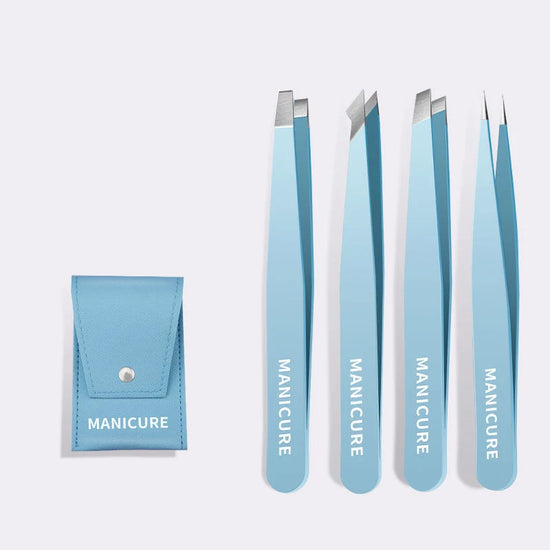 Colorful Eyebrow Tweezer Hair Beauty Fine Hairs Puller Stainless Steel Slanted Eye Brow Clips Removal Makeup Tools - Tasawoq