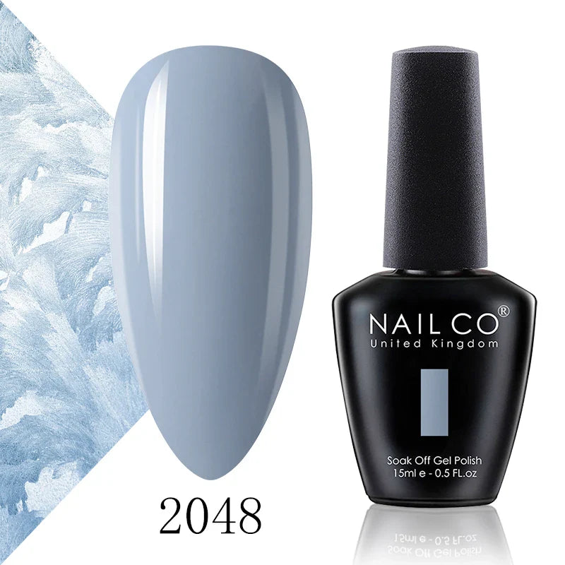 NAILCO 15ml Fresh Series Gel Nail Polish Design UV&LED Nail Gel Spring Summer Color Vernis Nail Art Glitter All For Manicure Set - Tasawoq