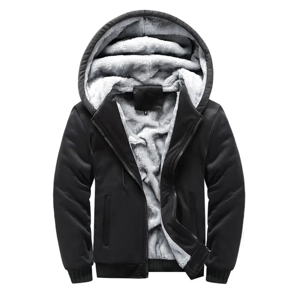 Men's Jacket Camouflage Thicken Winter Jackets for Men Fleece Long Sleeve Coat Man Casual Hoodies Streetwear Men's Coats - Tasawoq
