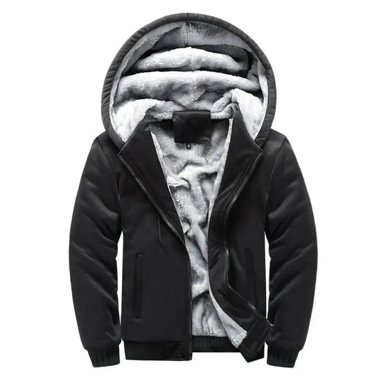 Men's Jacket Camouflage Thicken Winter Jackets for Men Fleece Long Sleeve Coat Man Casual Hoodies Streetwear Men's Coats - Tasawoq