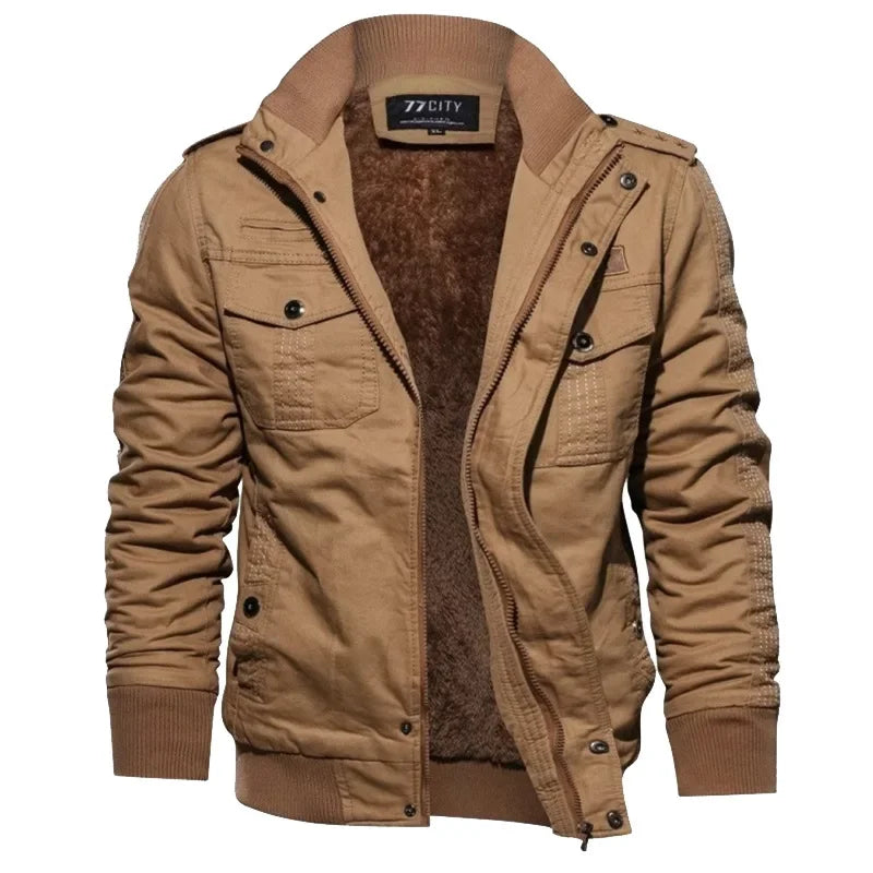 Thicker Warm Down Jackets Men Winter Coats Balck Casual Winter Jackets High Quality Male Multi-pocket Cargo Jackets And Coats - Tasawoq