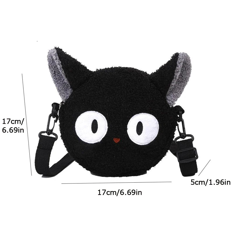 Japanese Style Kawaii Bag Women Cartoon Plush Shoulder Bag for Women New Crossbody Bag Small Phone Purse Bolsa Feminina - Tasawoq