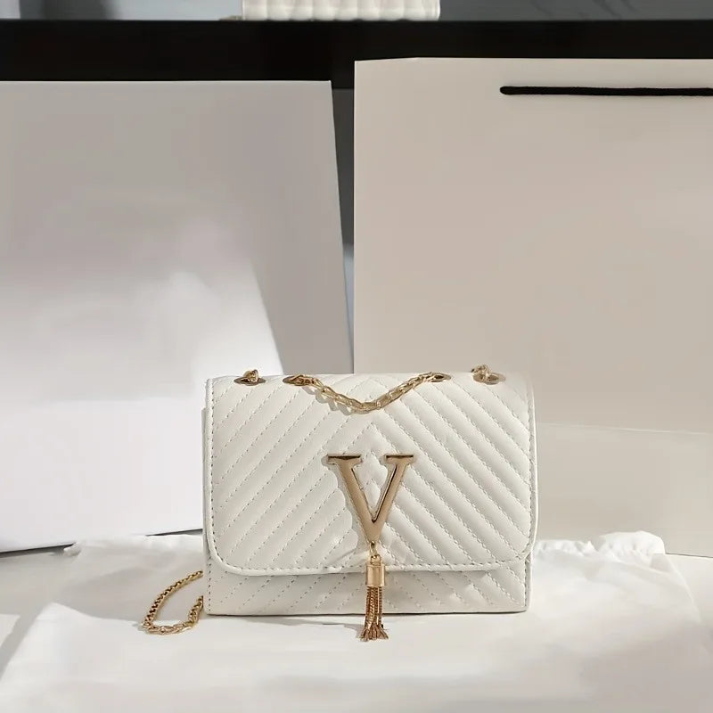 Embroidery Women Crossbody Bag Thread Luxury Handbag Shoulder Bags Brand Sequined Tassel Clutch Small Bag and Purse Party - Tasawoq