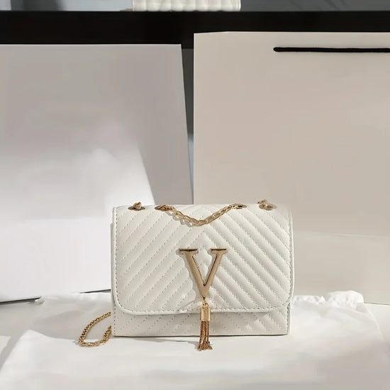 Embroidery Women Crossbody Bag Thread Luxury Handbag Shoulder Bags Brand Sequined Tassel Clutch Small Bag and Purse Party - Tasawoq