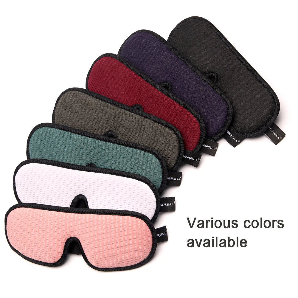 3D Sleeping Mask Block Out Light Sleep Mask For Eyes Soft Sleeping Aid Eye Mask for Travel Eyeshade Night Breathable Slaapmasker - Tasawoq