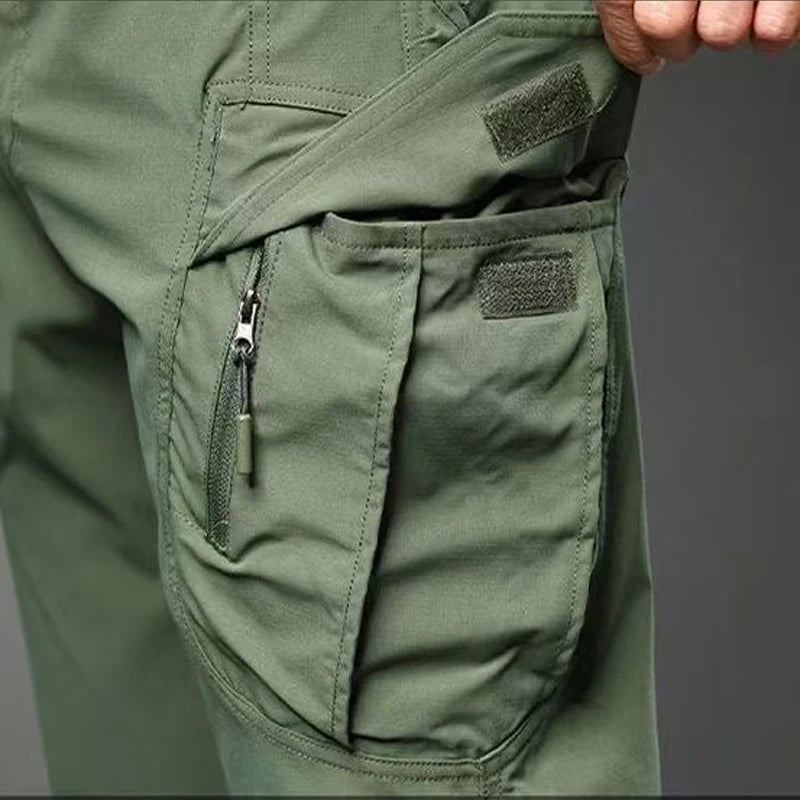 Men's Autumn Winter SoftShell Fleece Waterproof Jackets Male Hood Coats Fishing Hiking Camping Climbing Skiing Pants Trousers - Tasawoq