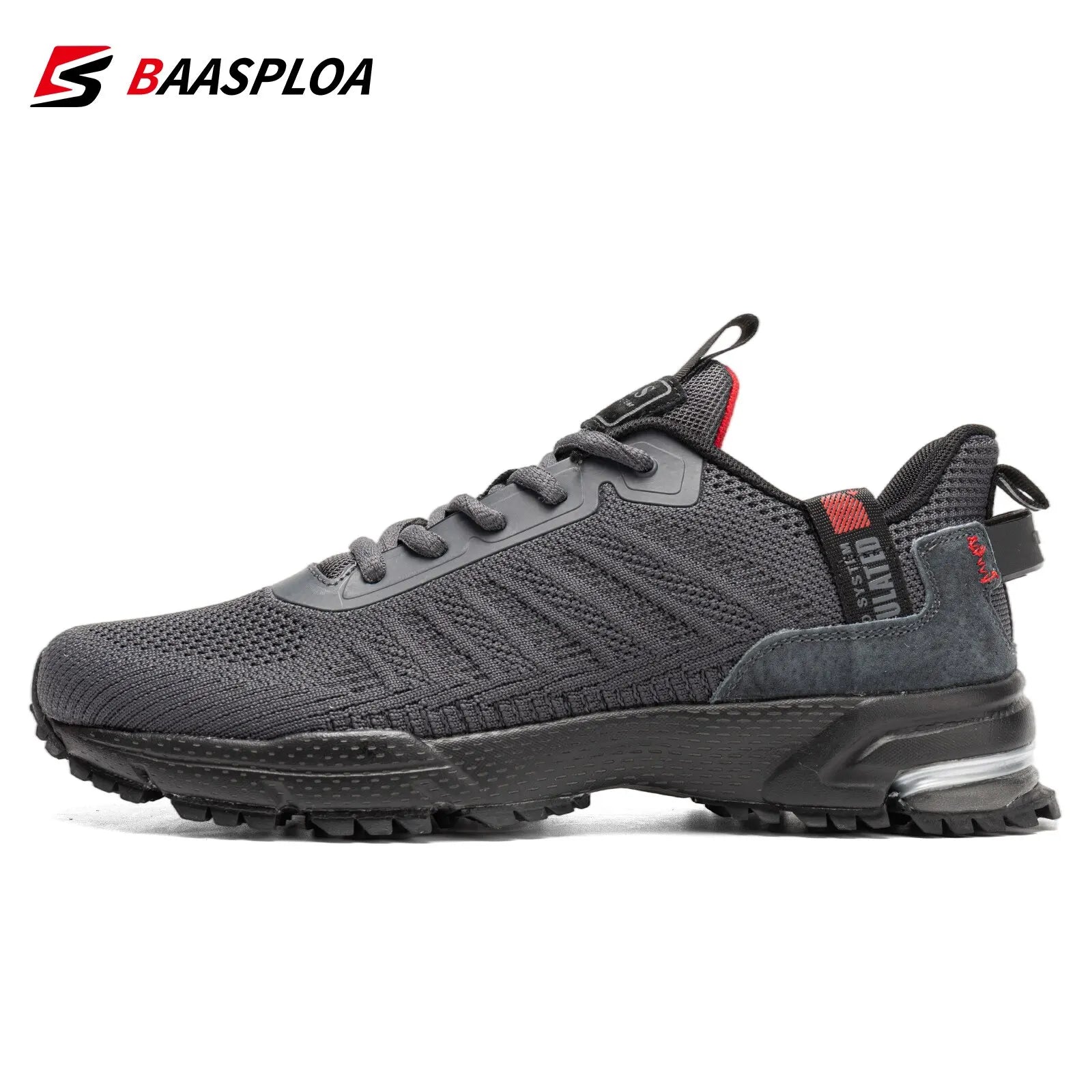 Baasploa Men Running Shoes Lightweight Sneakers Designer Sneaker Male Breathable Tennis Shoe Non Slip 2023 New Sport Shoes - Tasawoq