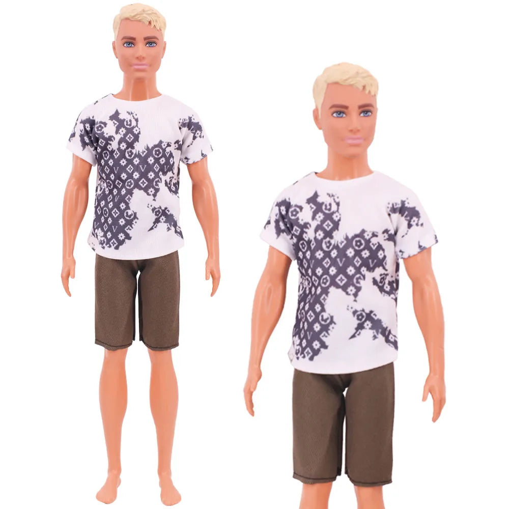 25 Style Ken 11.5inch Doll Clothes Sportswear Prince's Daily Clothing Overcoat for Babi 30 Cm Ken Boy Clothes,Birthday Present - Tasawoq
