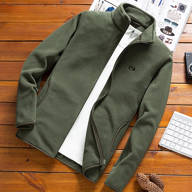 Man Fleece Tactical Softshell Jacket outwear Windbreaker Thermal Sporting male Tourism Mountain coats men Army jackets - Tasawoq