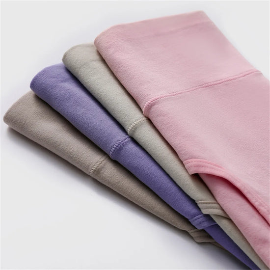 4PCS High Waist Cotton Panties Women Body Shaper Underwear Plus Size M-5XL Fashion Girls Briefs Seamless Sexy Female Lingerie - Tasawoq