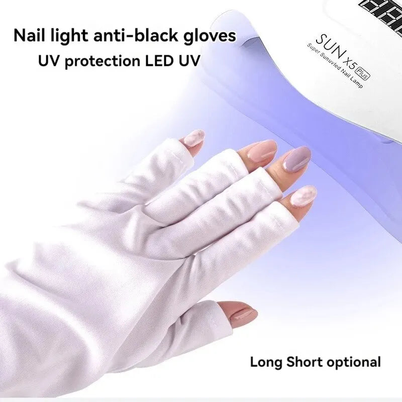 Nail Gloves Anti-UV Anti-blackening Anti-illumination TANNING Tanning Light Therapy Machine Blackening Anti-radiation Baking Lam - Tasawoq