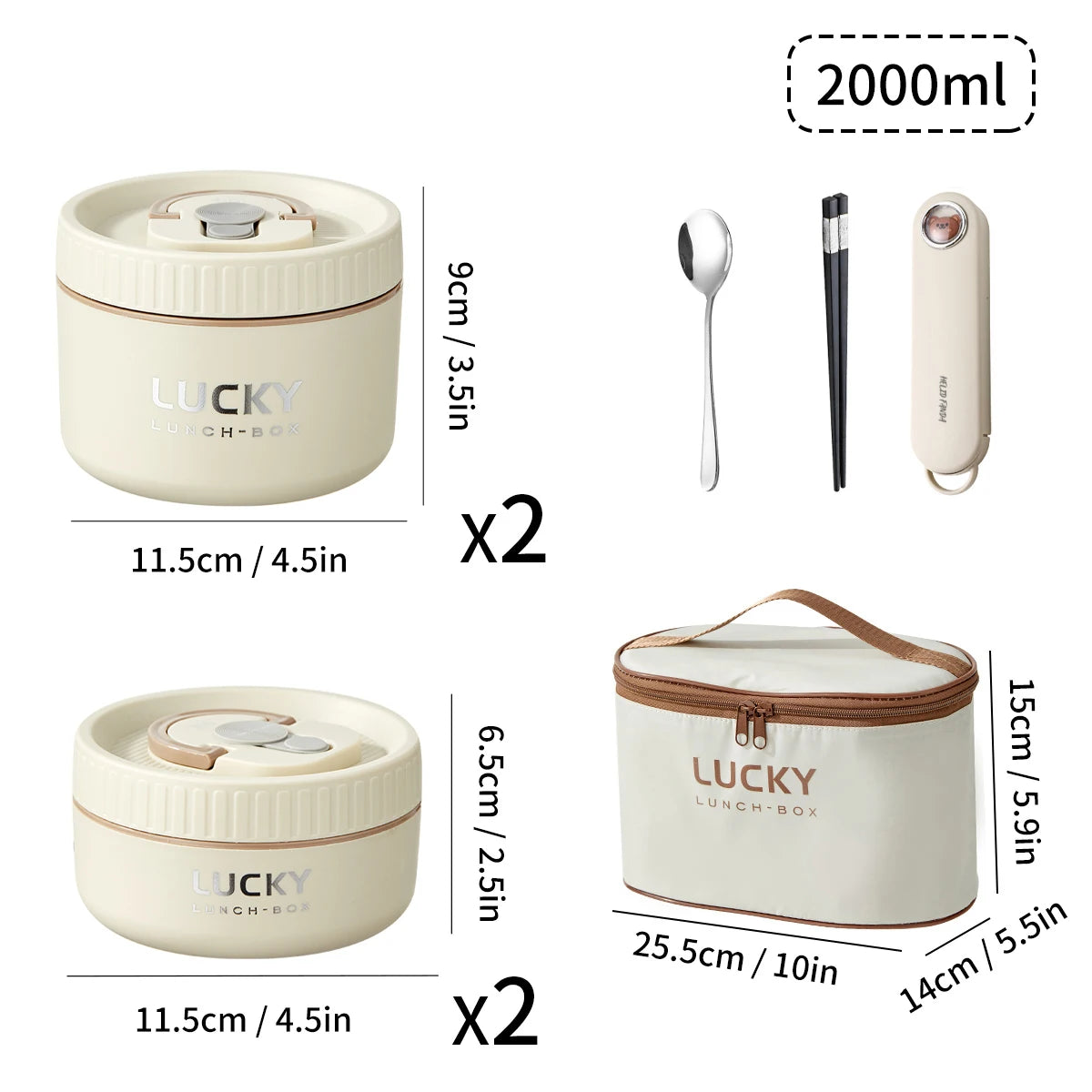 WORTHBUY Portable Sealed Thermal Lunch Box For Kids Stackable Microwave 304 Stainless Steel Bento Box Insulated Food Container