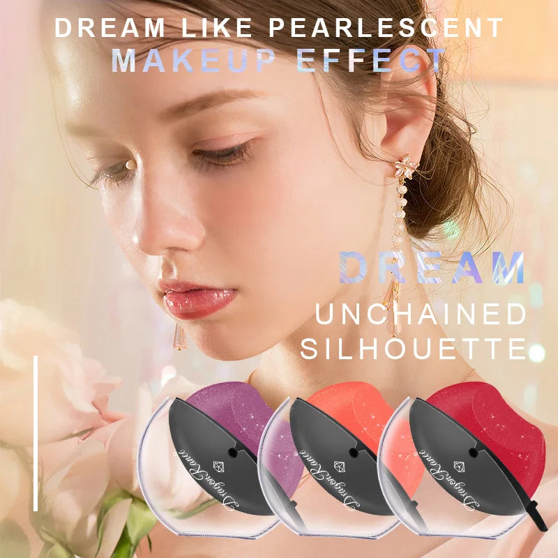 12-color lazy lip-shaped pearlescent fine glitter lipstick that is not easy to fade, warm and moisturizing, color-changing lazy - Tasawoq