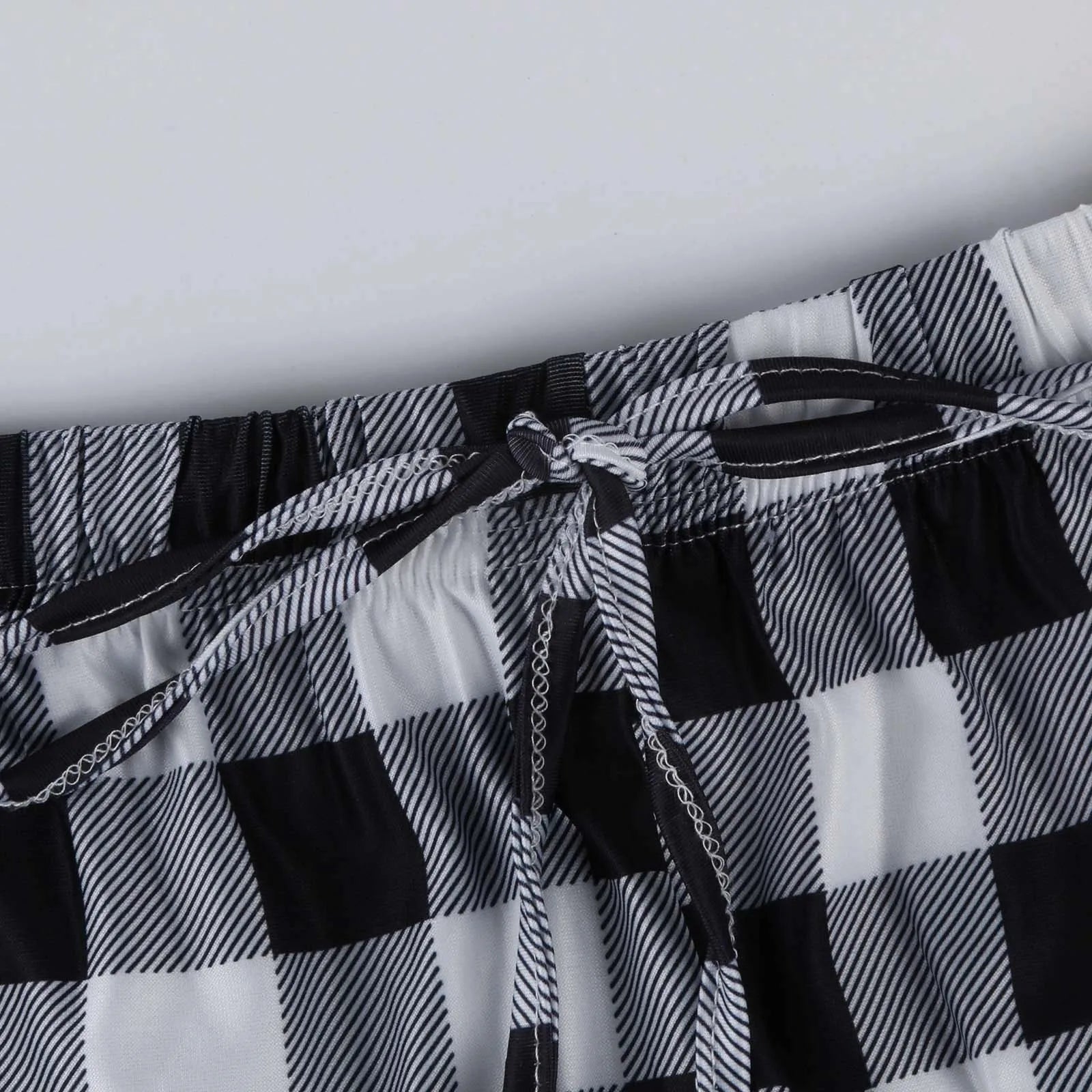 Women Christmas Pajama pants Autumn Winter Plaid Printed Pants Fashion Casual Wide Leg Pants Clothing Streetwear - Tasawoq