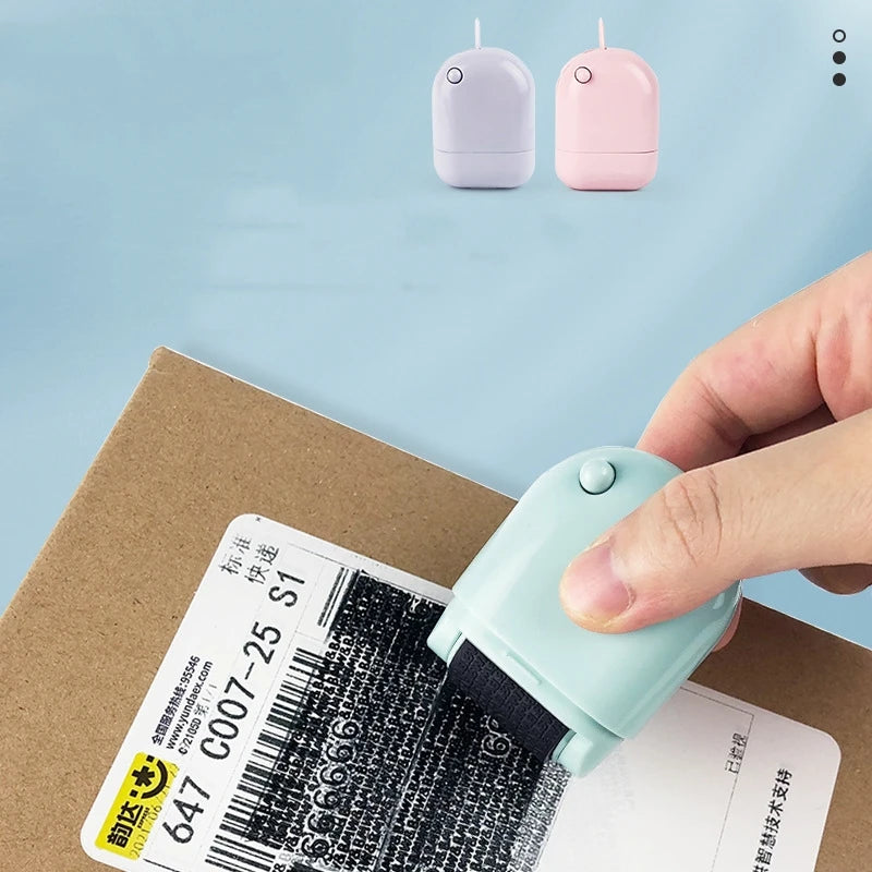 Theft Protection Roller Stamp for Privacy Confidential Data Guard Your Security Stamp Roller Privacy Seal Roller Theft Protect