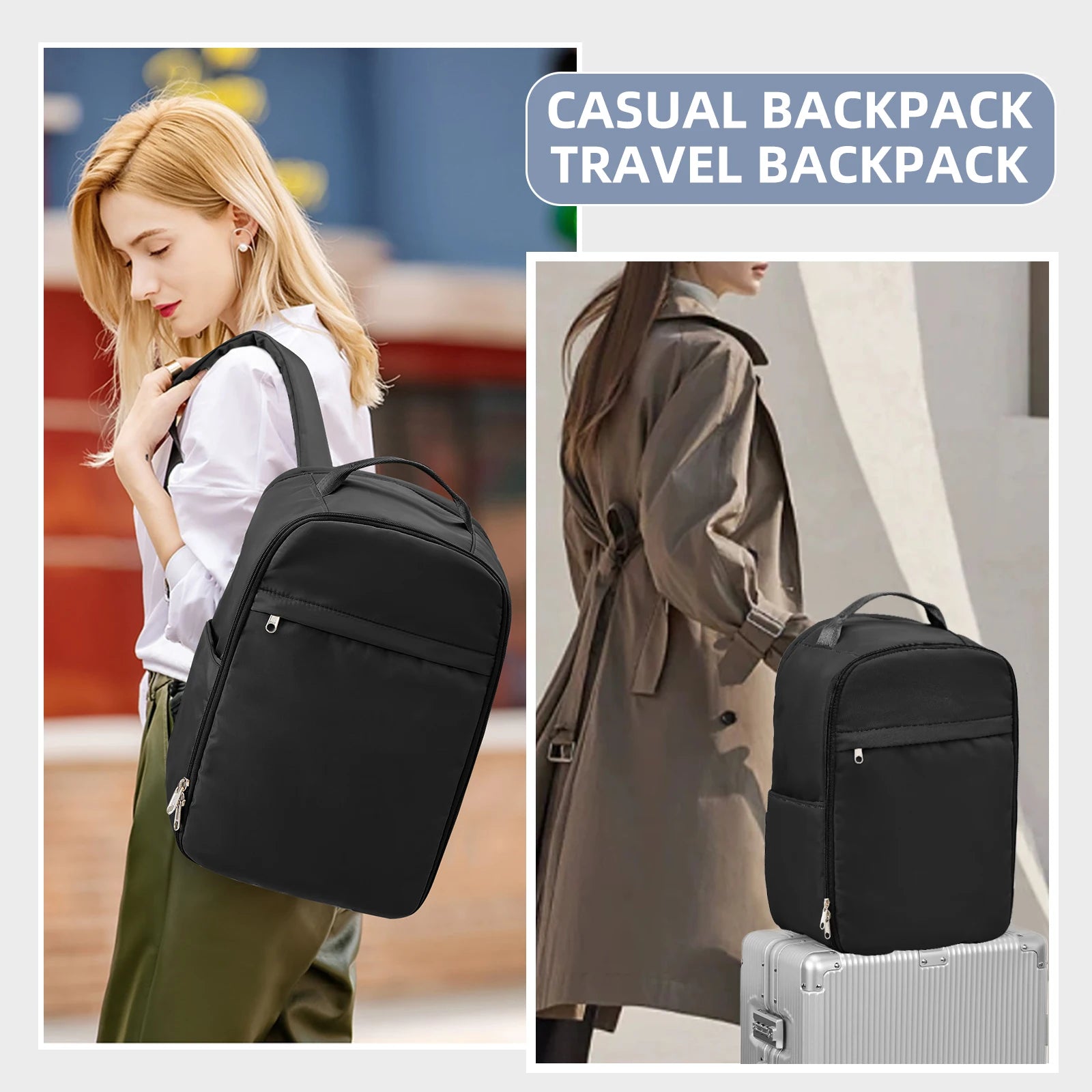 Ryanair Backpack 40x20x25 Cabin Bag, Hand Luggage Travel Backpack for Easyjet Cabin Bag 45x36x20, Laptop Backpack for Women/Men - Tasawoq