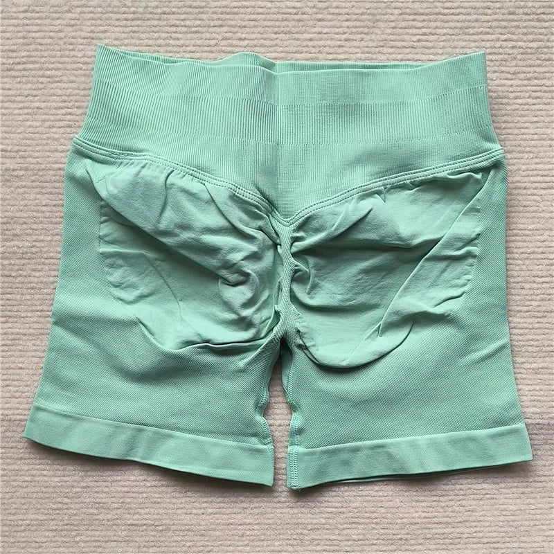 Gym Impact Running Shorts Scrunch Butt Shorts Women Biker Cycling Shorts Seamless Leggings Sexy Athletic Yoga Shorts - Tasawoq