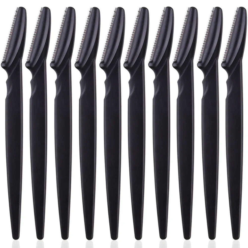 3/4/10Pcs Eyebrow Trimmer Face Blade Shaver Portable Eye Brow Epilation Hair Removal Safety Eyebrow Cutting Woman Makeup Tools - Tasawoq