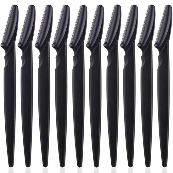 3/4/10Pcs Eyebrow Trimmer Face Blade Shaver Portable Eye Brow Epilation Hair Removal Safety Eyebrow Cutting Woman Makeup Tools - Tasawoq