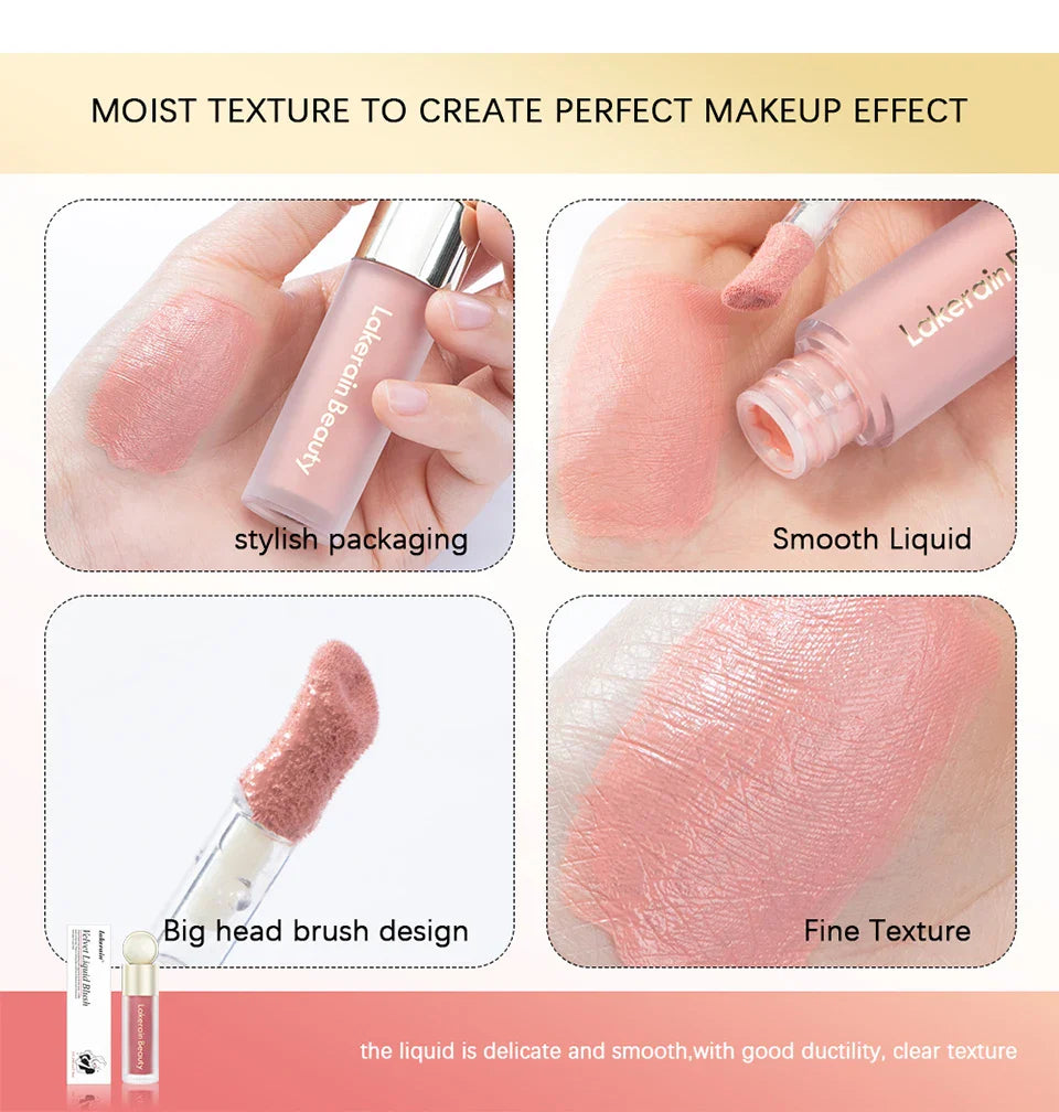 Blush Liquid Blusher Real Makeup Blush Matte Palette Blusher Cosmetics Products Liquid Cream Stick Pink Face raremakeup Beauty - Tasawoq