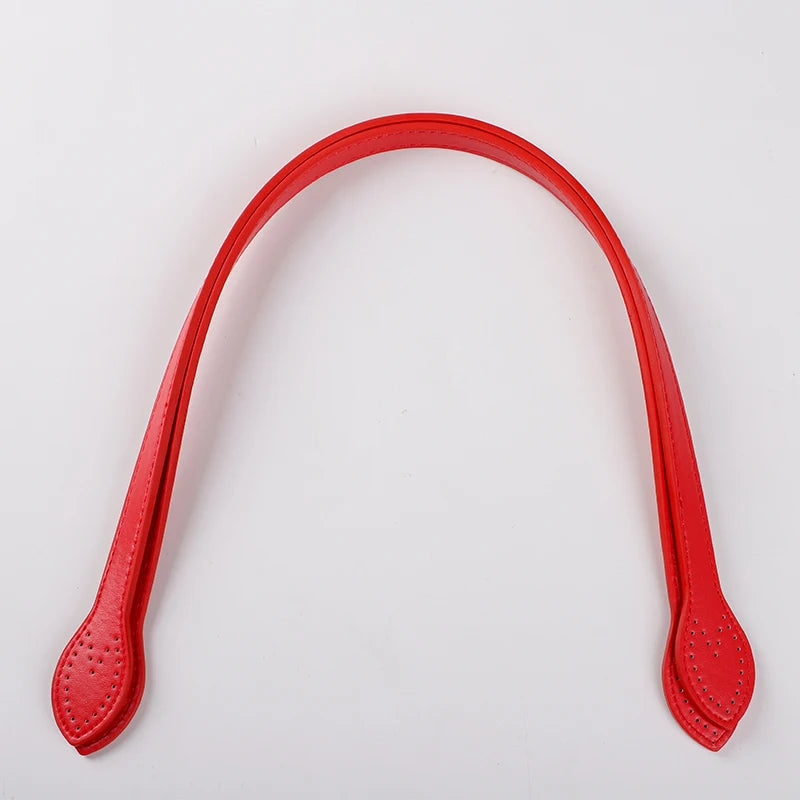 2Pcs 60cm PU Leather Bag Handle Shoulder Bag Strap Replacement Handbag Belt Straps DIY For DIY Women Handmade Bag Accessories - Tasawoq