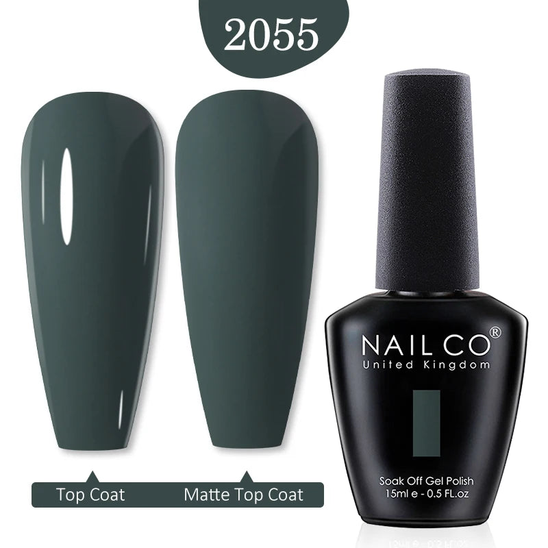 NAILCO Red Colors Series 15ML Nail Gel Polish Nail Supplies Semi Permanent For Nail Art Manicure Soak Off LED UV Hybrid Varnish - Tasawoq