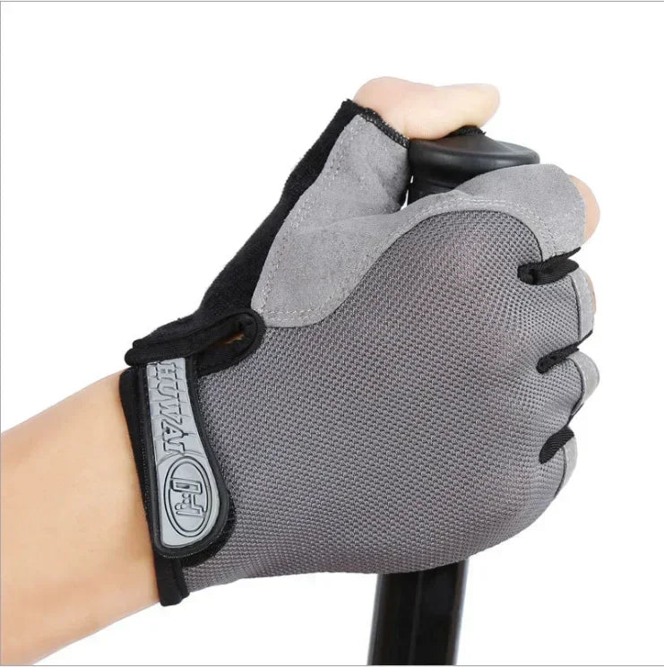 Gym Gloves Fitness Training Fingerless Men Women Bodybuilding Exercise Sports Gloves for Cycling Bicycle Anti Slip Breathable - Tasawoq