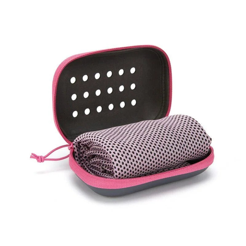 Clearance_Quick Drying Cooling Towel Soft Breathable Chilly Sweat Absorption Cold Towel with Storage Box Sports Running Yoga Gym - Tasawoq