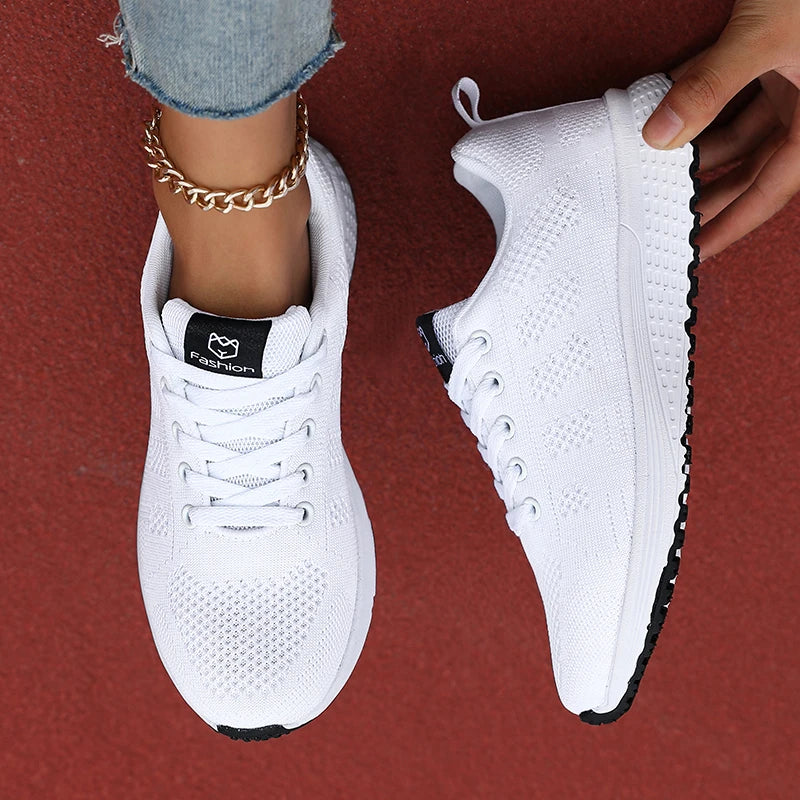 Running Shoes for Women Breathable Casual Sneakers Luxury Brand Sport Shoes Summer Fashion Light Basketball Tenis Walking Shoes - Tasawoq