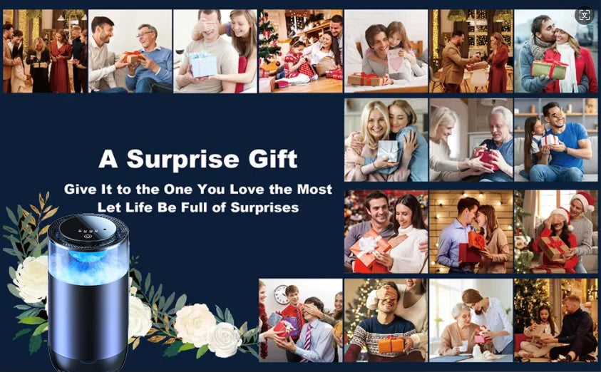 3-Color Starry Sky Top Car Aromatherapy Intelligent Spray Automatic Air Fragrance Sprayer Car Perfume Diffuser Suitable for Baby