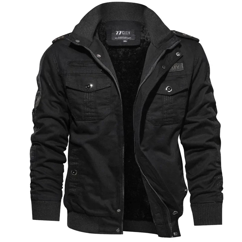 Thicker Warm Down Jackets Men Winter Coats Balck Casual Winter Jackets High Quality Male Multi-pocket Cargo Jackets And Coats - Tasawoq