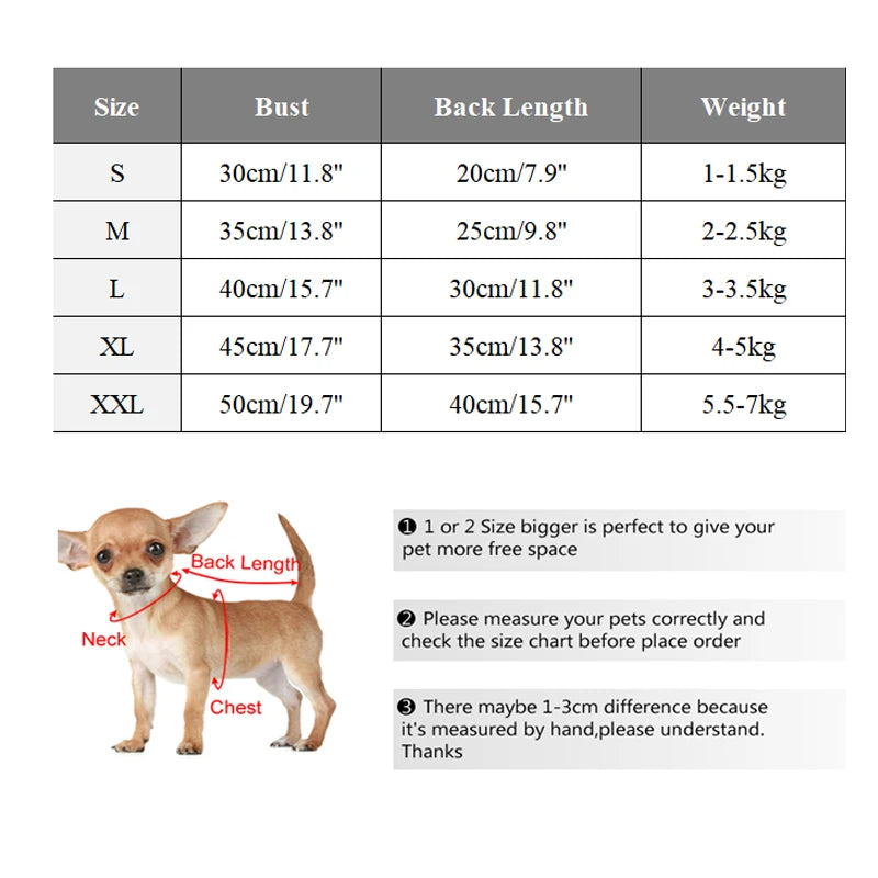 Pet Dog Coat Jacket Winter Dog Clothes for Small Dogs Puppy Vest Chihuahua Yorkie Costume Dog Clothing Outfit Pet Supplies - Tasawoq