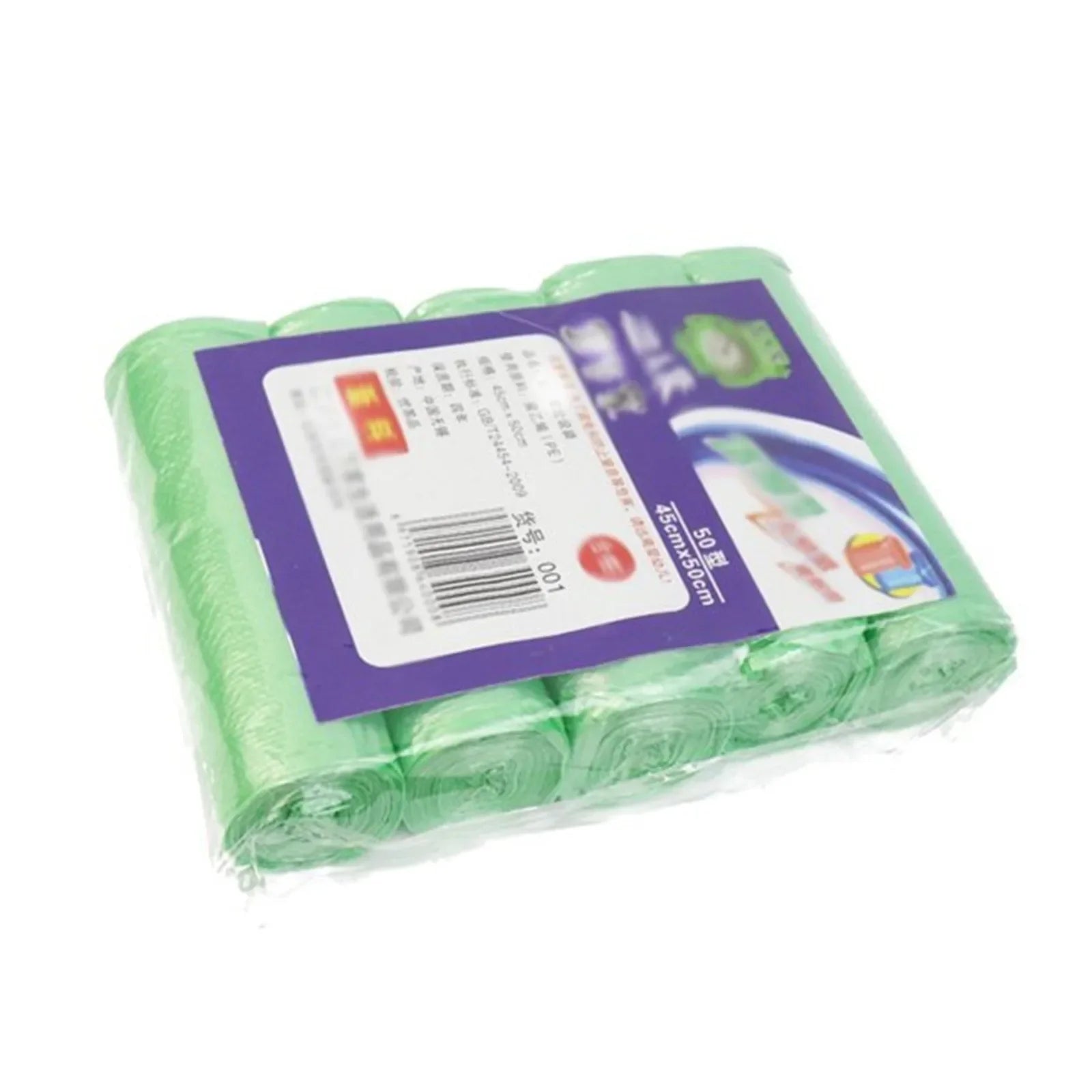 5 Rolls 100 Counts Disposable Small Trash Bags Portable Pe Rubbish Bags Wastebasket Bags Small Garbage Bags Office Kitchen Waste - Tasawoq