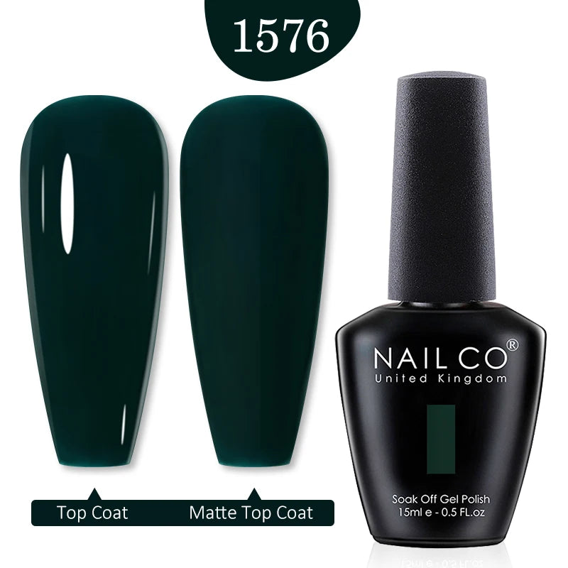 NAILCO Red Colors Series 15ML Nail Gel Polish Nail Supplies Semi Permanent For Nail Art Manicure Soak Off LED UV Hybrid Varnish - Tasawoq
