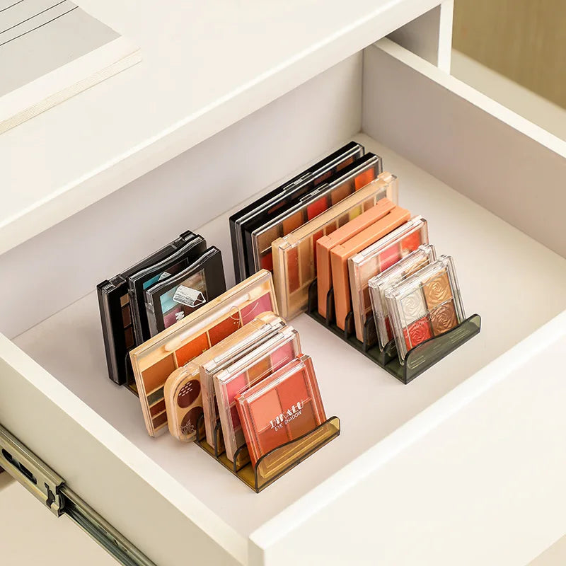 Eyeshadow Palette Organizer Eyepowder Storage Tray Cosmetics Rack Makeup Tools Compartment Holder For Women makeup organizer - Tasawoq