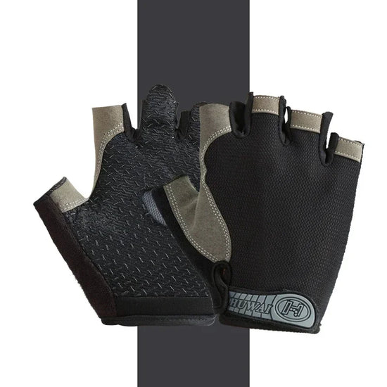 Gym Gloves Fitness Training Fingerless Men Women Bodybuilding Exercise Sports Gloves for Cycling Bicycle Anti Slip Breathable - Tasawoq