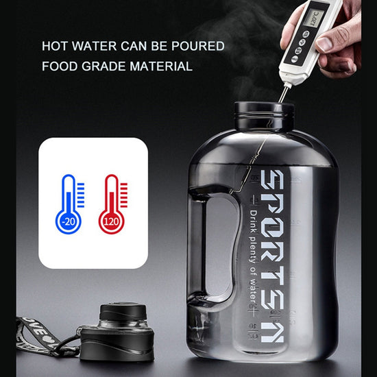 1.7L/2.7L Sports Water Bottle Gym Cycling Cup Portable Large Capacity Water Bottle For Fitness Camping Men Water Kettle - Tasawoq