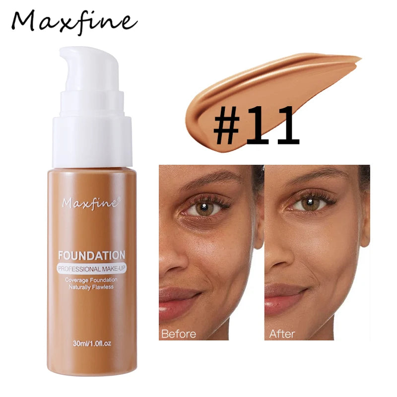 12-color liquid foundation, unparalleled wrinkle relieving and full coverage of high-definition liquid foundation, has a nourish - Tasawoq