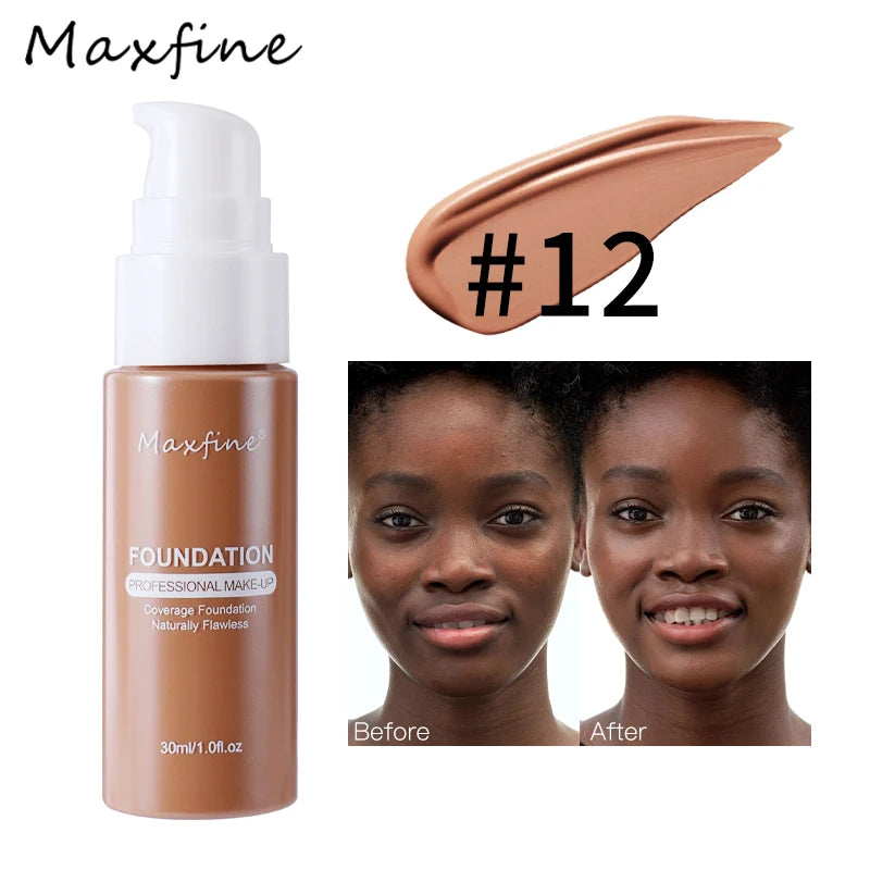 12-color liquid foundation, unparalleled wrinkle relieving and full coverage of high-definition liquid foundation, has a nourish - Tasawoq