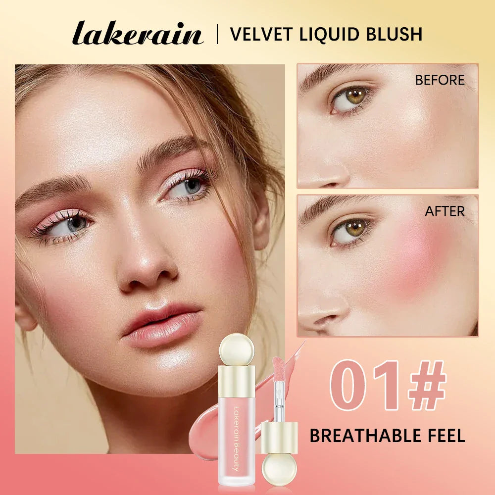 Blush Liquid Blusher Real Makeup Blush Matte Palette Blusher Cosmetics Products Liquid Cream Stick Pink Face raremakeup Beauty - Tasawoq