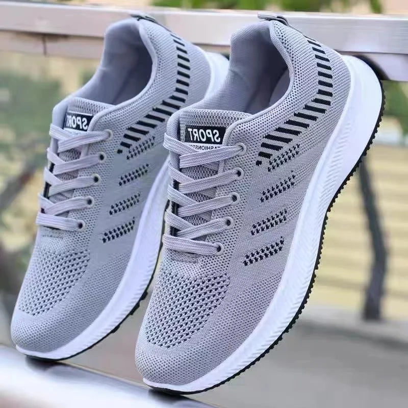 2025 Shoes for Men Casual Slip on Fashion Sneakers Breathable Running Shoes Outdoor Walking Training Tennis Shoes - Tasawoq
